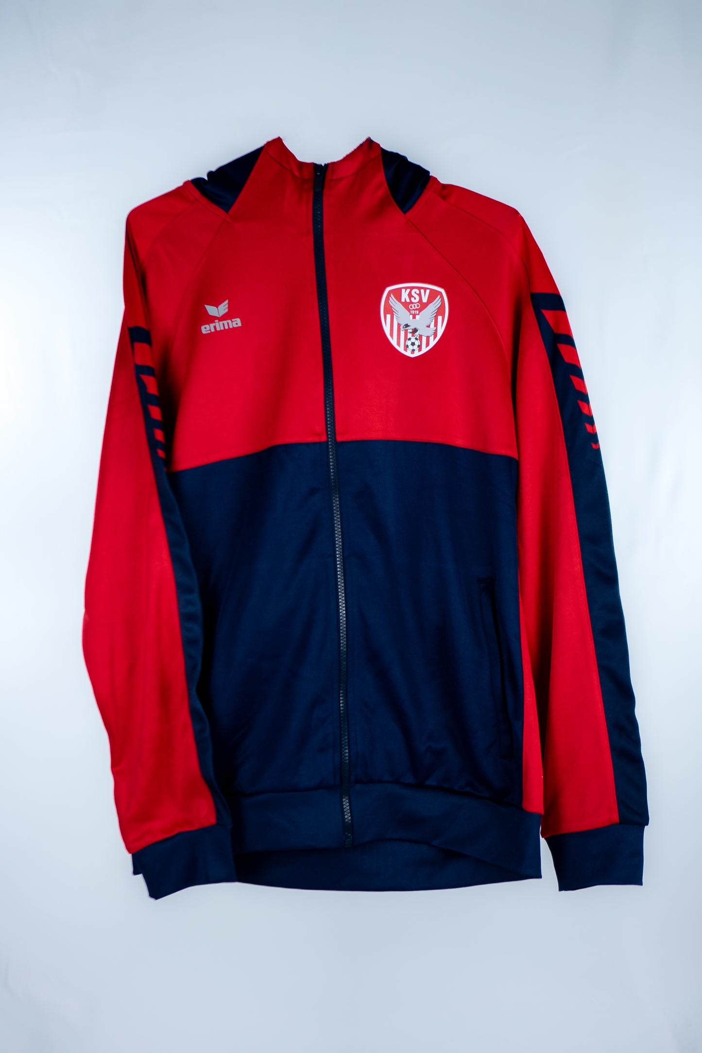 Zip-Up Erima rot/blau