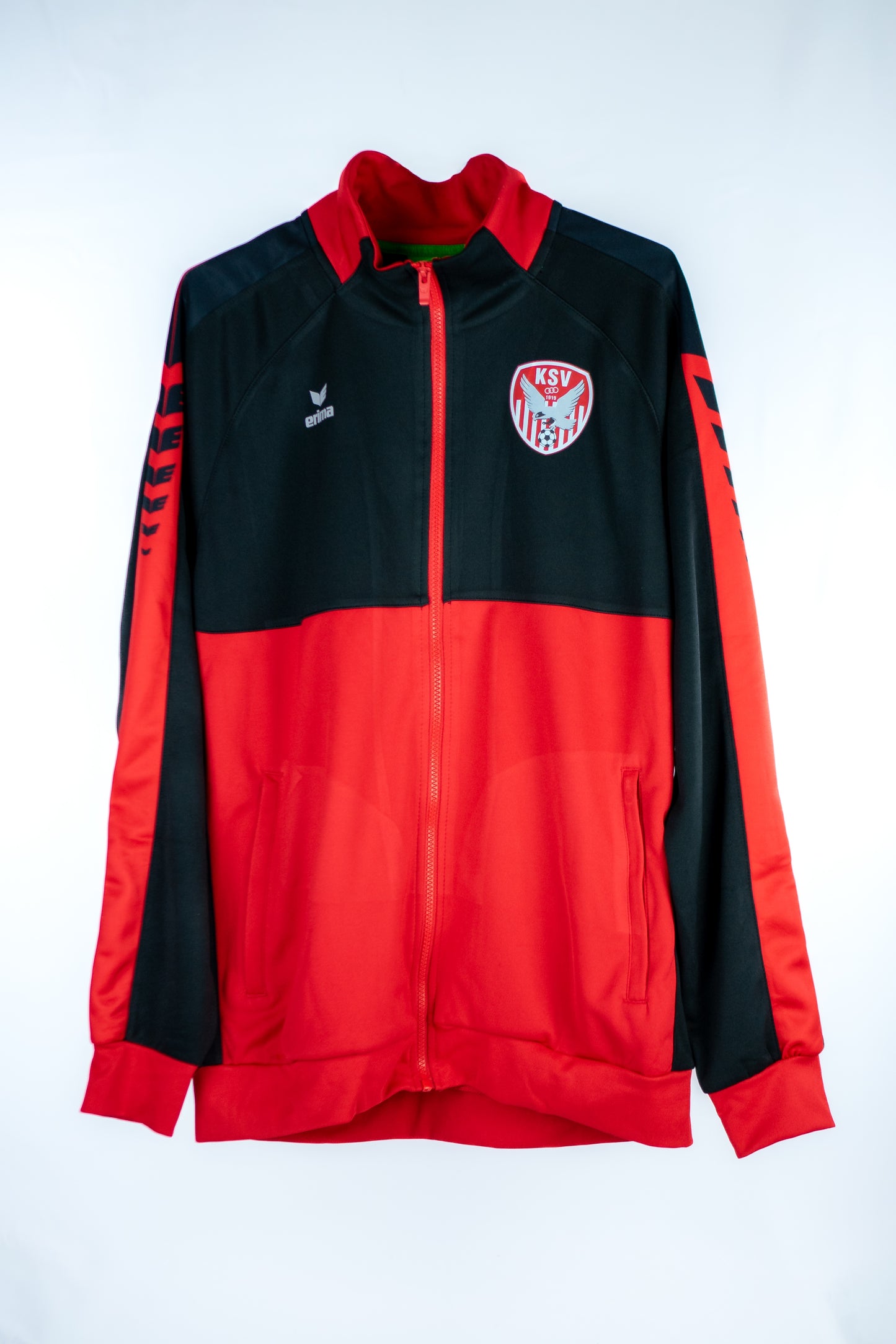 Zip-Up Erima rot/schwarz