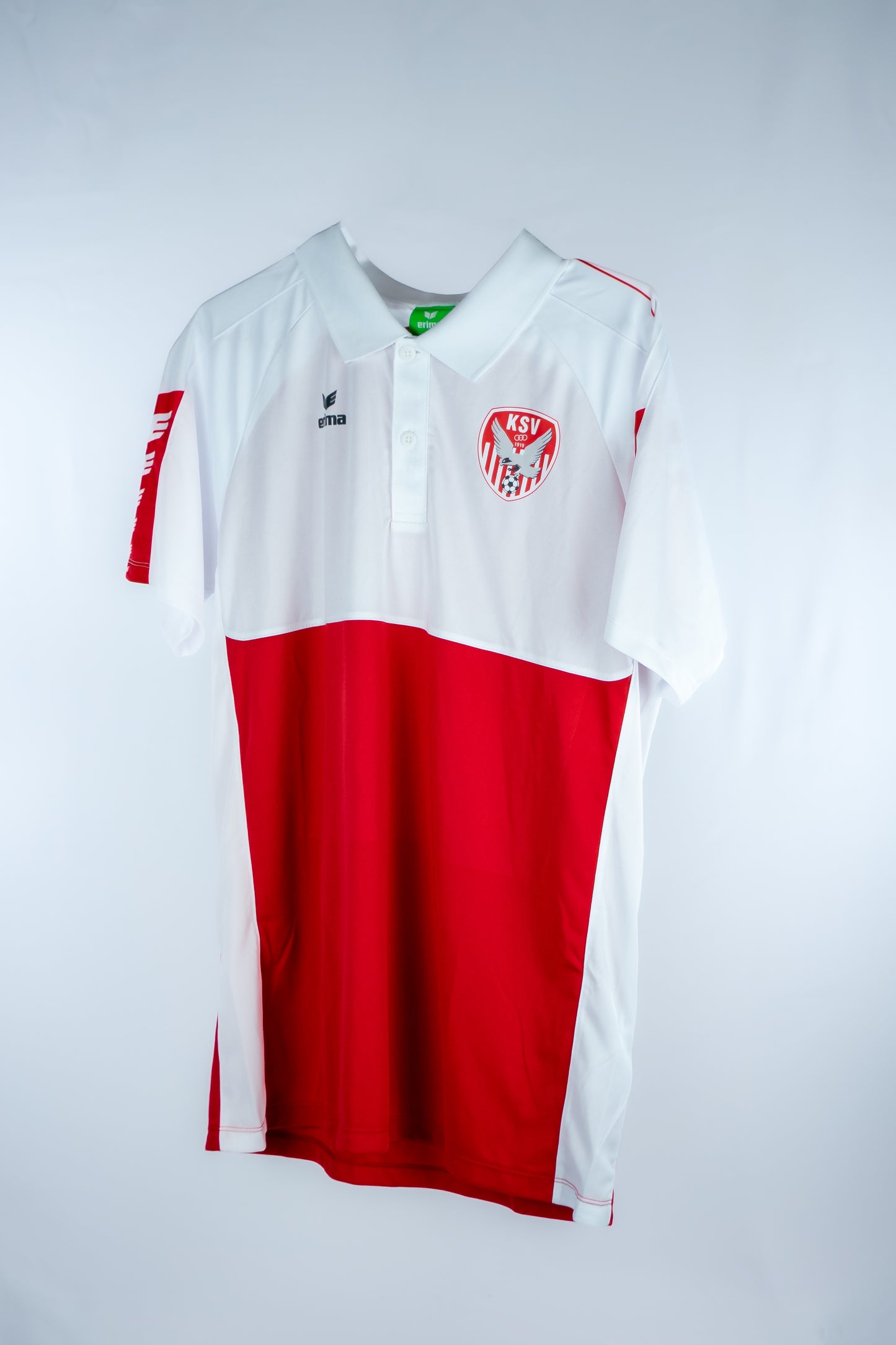 Polo rot/weiß